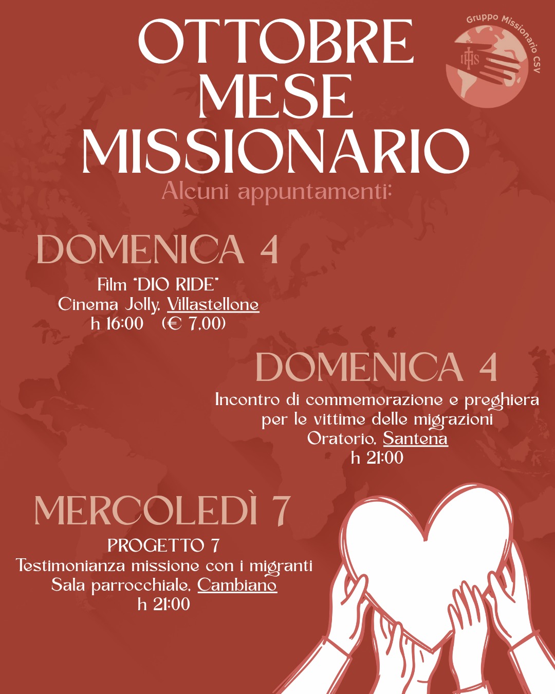Locandina mese missionario