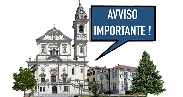 Flyer avviso importante Chiesa Santena
